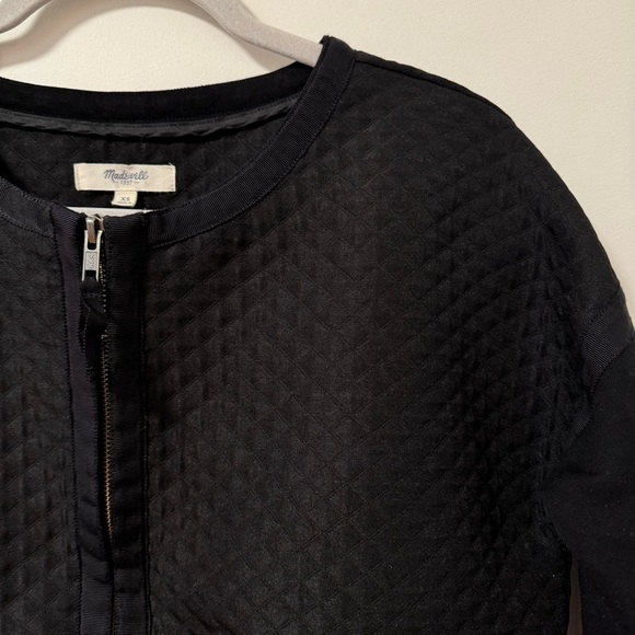 Madewell Stitchblock Pullover Sweatshirt Half Zip Size XS - Picture 6 of 9